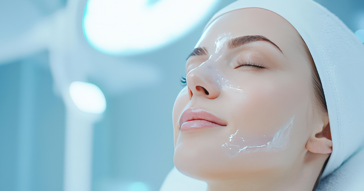 Women receiving Signature Renewal Peel in Carlsbad CA