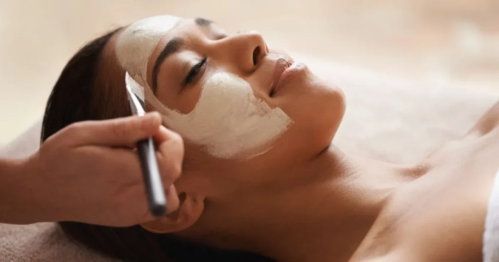 Why the Ultimate Clear Skin Facial Is the Hottest Trend in Skincare Ultimate Clear Skin Facial being applied to a woman at a spa in Meridian, ID