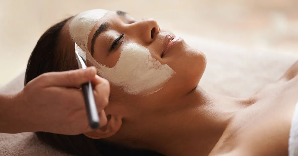 Ultimate Clear Skin Facial being applied to a woman at a spa in Meridian, ID